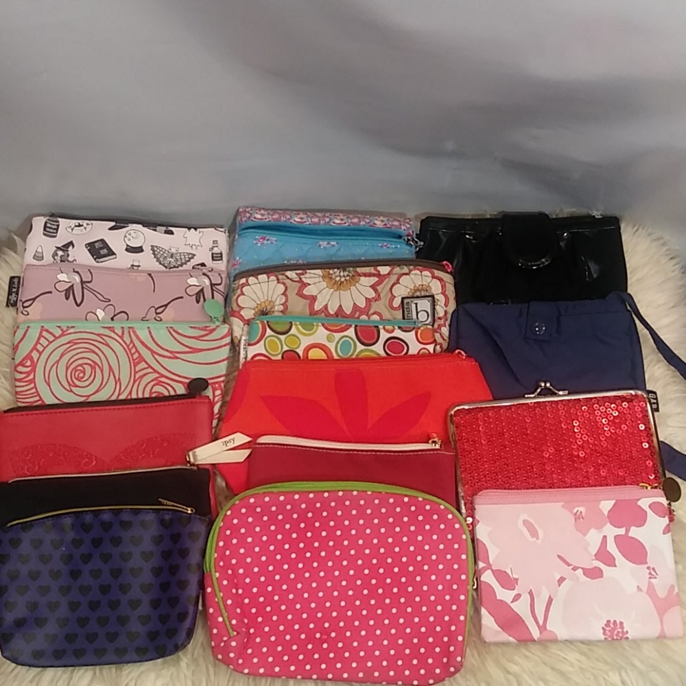 COSMETICS BAG BUNDLE OF 16